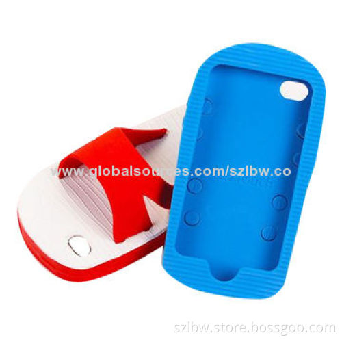 Cool Rose Slipper of Taiwan Soft Silicone Protective Case, 3D Design Allows Easy Grip as Well
